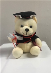 Graduation Teddy Bear - Off White
