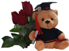 Graduation Gift - Teddy Bear & Roses