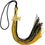 Double Color Tassels - Forest/Gold