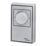 White Rodgers 1A65-641 Beige Line Voltage Wall Thermostat, SPST, Open On Rise (No Thermometer)