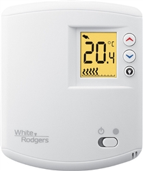White Rodgers 1E65-144 Electronic Digital Line Voltage Thermostat, Non-Programmable
