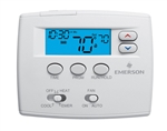 White Rodgers 1F82-0261 5+1+1 Day Programmable Blue Thermostat, 2/1HP