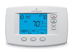 White Rodgers 1F95-0671 Blue Universal Multi-Stage (2H/2C) Or Heat Pump(4H/2C) 7-Day programmable Digital Thermostat, Backlit Display, 24 Volts