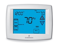 White Rodgers 1F95-1280 Blue Touchscreen Commercial Multi-Stage, or Heat Pump, 7-Day programmable Digital Thermostat