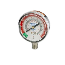 Yellow Jacket 40201 2-1/2" Ammonia Gauge, Twist On Polycarb Crystal, 30"-0-400 Psi «F