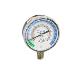 Yellow Jacket 40202 2-1/2" Ammonia Gauge, Twist On Polycarb Crystal, 30"-0-150 Psi «F