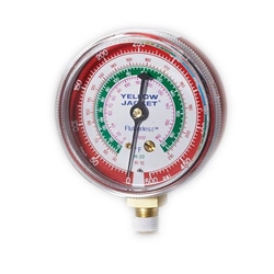 Yellow Jacket 49003 2 1/2" Gauge («C), Red Pressure, Kpa & Psi, R-12/22/502