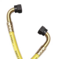 Yellow Jacket 78848 48", 1/4" 90Â° X 90Â°, High Temp. Pressure Control Hose