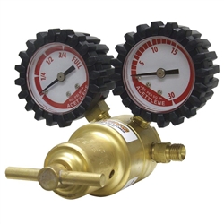 Uniweld RMC100 Centurion Series Acetylene Regulator with "A" Outlet Connection and 200 CGA Inlet
