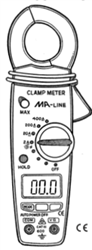 MA-LINE MA-12826B, HVAC DIGITAL CLAMP-ON METER