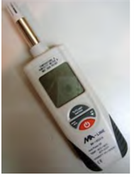 MA-LINE MA-16531 Digital Psychrometer w/ Wet Bulb and Dew Point