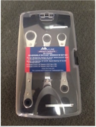 MA-Line MA-RRWBK Reversible Ratchet Wrench Bit Kit