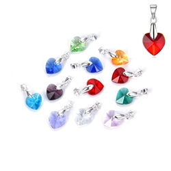 Crystal Birthstone Charm