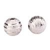 Sterling Silver Plated Copper Spacer Beads