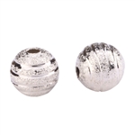 Sterling Silver Plated Copper Spacer Beads