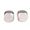 5mm Cube Spacer Beads Sterling Silver Plated Copper (You Pick Quantity) #CF122-5