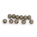 Pumpkin Spacer Beads