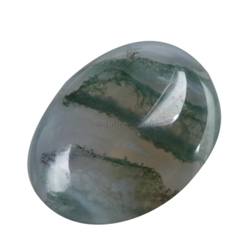 Natural Moss Agate Gemstone Cabochon