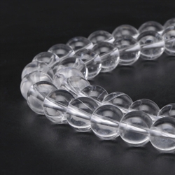 Natural Crystal Quartz Gemstone Beads