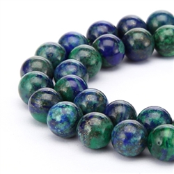 Natural Lapis Chrysocolla Gemstone Beads