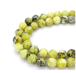 Natural Yellow Turquoise Gemstone Beads