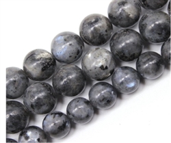 Natural Black Labradorite Gemstone Beads