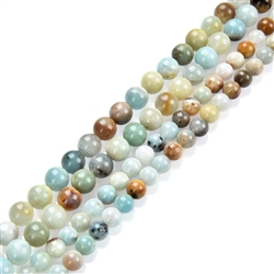 Natural Amazonite Gemstone Beads