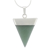 Green Aventurine Healing Point Reiki Chakra Gemstone Necklace