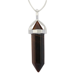 Tiger Eye Healing Point Reiki Chakra Gemstone Necklace