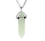 Green Aventurine Healing Point Reiki Chakra Gemstone Necklace