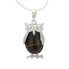 Tiger Eye Healing Point Reiki Chakra Gemstone Necklace