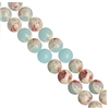 Natural Sea Sediment Jasper Gemstone Beads