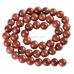 Natural Gold Sand Gemstone Beads