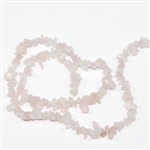 Smooth Chip Rose Quartz Gemstone Beads