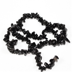 Smooth Chip Obsidian Gemstone Beads