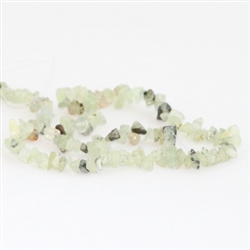 Smooth Chip Prehnite Gemstone Beads