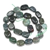 Moss Agate Gemstone Beads