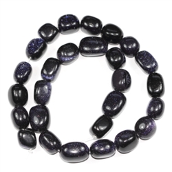 Blue Sand Gemstone Beads