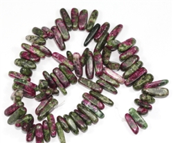 Red Emerald Gemstone Beads