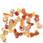 Teardrop Red Agate Gemstone Beads