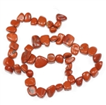 Teardrop Red Stone Gemstone Beads