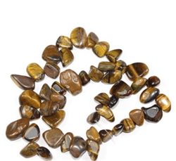 Teardrop Tiger Eye Gemstone Beads