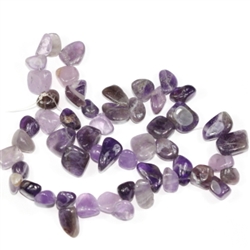 Teardrop Amethyst Gemstone Beads