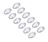 Sterling Silver Oval Rice Spacer Beads