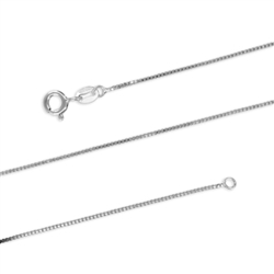 Sterling Silver Box Chain Necklace