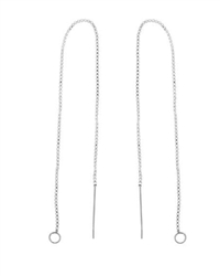 Sterling Silver Ear Threader Chain