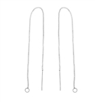 Sterling Silver Ear Threader Chain