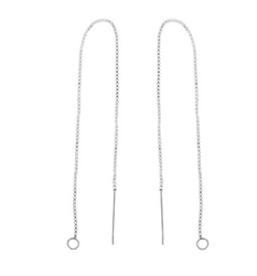 Sterling Silver Ear Threader Chain