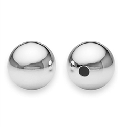 6mm Sterling Silver Round Spacer Beads
