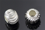 Sterling Silver Round Spacer Beads